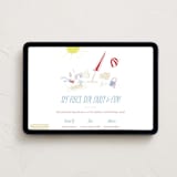 "SPF Vibes" - Online Party Invitations in Cloud by Sarah Rosenthal - Desktop layout