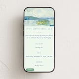 "Meadow Lake" - Online Party Invitations in Spearmint by Holly Whitcomb - Mobile layout