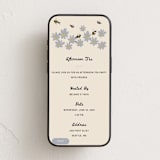 "Busy Bees" - Online Party Invitations in Summer Blue by Ani Somi - Mobile layout