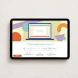 "PowerPoint Party" - Online Party Invitations in Retro by taylorVdesign - Desktop layout