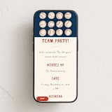 "baseball" - Online Party Invitations in Blue Jay by Kamala Nahas - Mobile layout