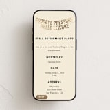 "Retirement banner" - Online Party Invitations in Latte by Creo Study - Mobile layout