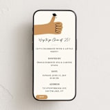 "Way To Go" - Online Party Invitations in Tan by mo kelley - Mobile layout