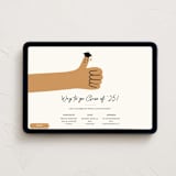 "Way To Go" - Online Party Invitations in Tan by mo kelley - Desktop layout