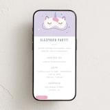 "Sleepover Party!" - Online Party Invitations in Mixed Berry by Sherley Ferreira - Mobile layout