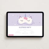 "Sleepover Party!" - Online Party Invitations in Mixed Berry by Sherley Ferreira - Desktop layout