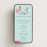 "Clothes Swap" - Online Party Invitations in Sky by Leia Matt - Mobile layout