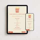 "Pop Corn" - Online Party Invitations in Candy by Gwen Bedat - Mobile + desktop layout