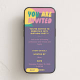 "Colorful Party" - Online Party Invitations in Rainbow by Kristin Oliversen - Mobile layout