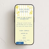 "beach icon" - Online Party Invitations in Sunny by Cass Loh - Mobile layout