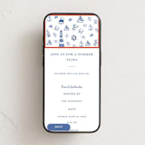 "Nautical Fun" - Online Party Invitations in Spice by Teju Reval - Mobile layout