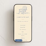 "Soiree in the Sand" - Online Party Invitations in Cream by Cotton and Bow - Mobile layout