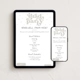 "Marker" - Online Party Invitations in Ink by Tamara Hilje - Mobile + desktop layout