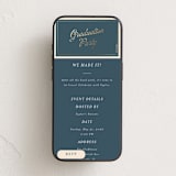 "Tasseled" - Online Party Invitations in Navy by AK Graphics - Mobile layout