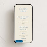 "degree" - Online Party Invitations in Sky by Owl and Toad - Mobile layout