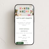 "Bits and Pieces" - Online Party Invitations in Vellum by Kercia Jane - Mobile layout