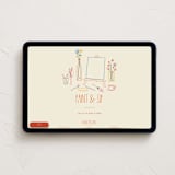 "Hey, I'm hosting!" - Online Party Invitations in Cream by Kaliste Ananda - Desktop layout