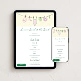 "Summer Social" - Online Party Invitations in Pink Lemonade by Tasha Meurer - Mobile + desktop layout