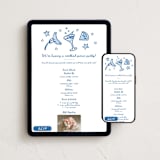 "Quirky Cocktail" - Online Party Invitations in Cornflower by Anna Black - Mobile + desktop layout