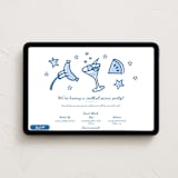 "Quirky Cocktail" - Online Party Invitations in Cornflower by Anna Black - Desktop layout