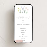 "She's a Wildflower" - Online Party Invitations in Pastel by Itsy Belle Studio - Mobile layout