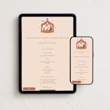"Little Circus" - Online Party Invitations in Petal by Rina Ozum - Mobile + desktop layout