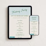 "A Nesting Party" - Online Party Invitations in Bluebird by Kelly Watkins - Mobile + desktop layout