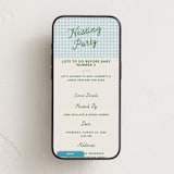 "A Nesting Party" - Online Party Invitations in Bluebird by Kelly Watkins - Mobile layout