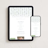 "Dorothy" - Online Party Invitations in Cornflower by Erin L. Wilson - Mobile + desktop layout