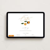 "Little Cutie" - Online Party Invitations in Clementine by Stacey Meacham - Desktop layout