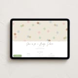 "Polka Pop" - Online Party Invitations in Wildflower by Pixel and Hank - Desktop layout