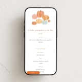 "autumn pumpkins" - Online Party Invitations in Pumpkin by Rebecca Durflinger - Mobile layout