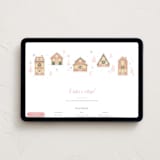 "Gingerbread Village" - Online Party Invitations in Blush by Itsy Belle Studio - Desktop layout