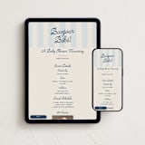 "Mariniere" - Online Party Invitations in Marina by Olivia Raufman - Mobile + desktop layout