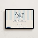 "Mariniere" - Online Party Invitations in Marina by Olivia Raufman - Desktop layout
