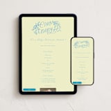 "Ciao Baby" - Online Party Invitations in Lemonade by Pati Cascino - Mobile + desktop layout