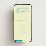 "Ciao Baby" - Online Party Invitations in Lemonade by Pati Cascino - Mobile layout