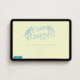 "Ciao Baby" - Online Party Invitations in Lemonade by Pati Cascino - Desktop layout