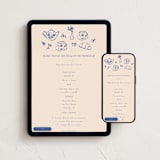 "Doodle Tea Party" - Online Party Invitations in Fine China by Carmia Jordaan - Mobile + desktop layout