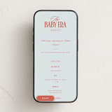 "Baby era" - Online Party Invitations in Seashore by Lea Delaveris - Mobile layout