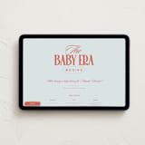 "Baby era" - Online Party Invitations in Seashore by Lea Delaveris - Desktop layout