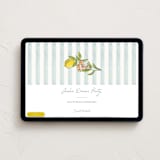 "Amalfi Coast Wedding" - Online Party Invitations in Aqua by Chris Griffith - Desktop layout