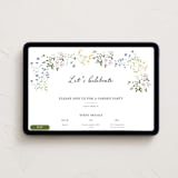 "Garden floral" - Online Party Invitations in Cloud by Baumbirdy - Desktop layout