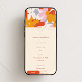 "efflorescent" - Online Party Invitations in Sunset by Olivia Raufman - Mobile layout
