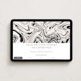 "marbled elegance" - Online Party Invitations in Dove by Carolyn Nicks - Desktop layout