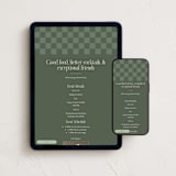 "Highlights" - Online Party Invitations in Forest by Jackie Crawford - Mobile + desktop layout