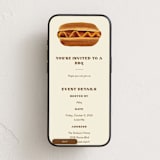 "BBQ" - Online Party Invitations in Mustard by Gwen Bedat - Mobile layout
