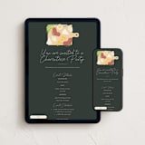 "Charcuterie Party" - Online Party Invitations in Rosemary by Kacey Kendrick Wagner - Mobile + desktop layout