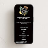 "Mix and Mingle" - Online Party Invitations in Noir by Alethea and Ruth - Mobile layout