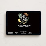 "Mix and Mingle" - Online Party Invitations in Noir by Alethea and Ruth - Desktop layout